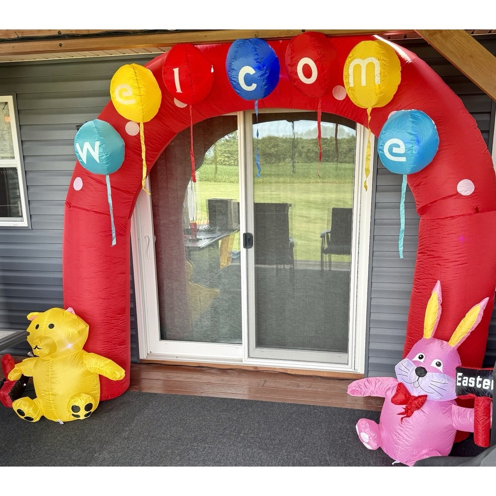 Inflatable Easter Arch WELCOME 10' Foot Tall Huge! NEW!